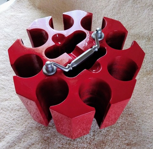 Octagon Poker Chip Caddy ( Ace Of Hearts Red ) - Picture 4 of 5