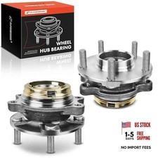 2 x Front Wheel Bearing and Hub Assembly with 5-Lug Compatible with Nissan