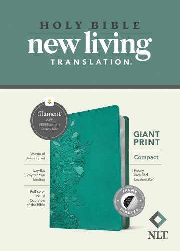 NLT Compact Giant Print Bible, Filament Enabled Edition by  T... - 9781496460615