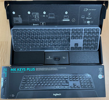 Logitech MX Keys Beleuchtete kabellose Tastatur - ‎Dunkelgrau