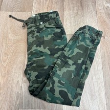 Levis Kids Camo Jogger Pants Green Woodland Camouflage Size 8 Regular 24x25