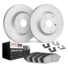 For Mitsubishi Lancer 08-15 DFC 4512-72072 GEO-KIT 5000+ Plain Rear Brake Kit