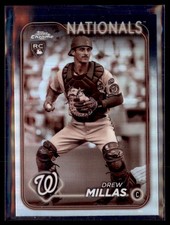 2024 Topps Chrome Sepia Refractor Drew Millas Washington Nationals #85 RC