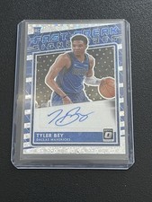 Panini Donruss Optic Fast Break Signatures Tyler Bey Auto Rookie #FB-TBY Maveri…