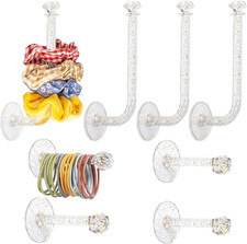 8Pcs Headband Holder Stand Scrunchie Organizer, Girls Hair Accessories Organizer