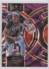 2024 Panini Select WNBA Premier Level Purple Ice Prizm 18/149 Jordin Canada 1j87