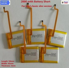 LOT 2000mAh battery upgrade replacement for iPod classic 6 7 Video 5.5 thin