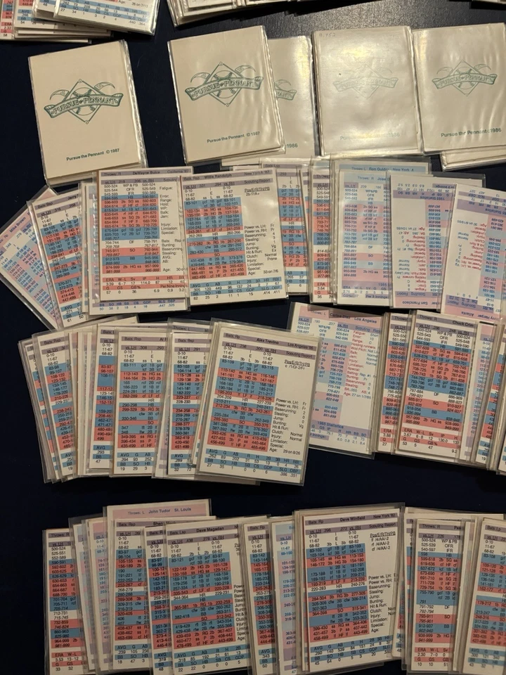 Pursue the Pennant/Dynasty League (500+) Card Lot 1986, 1987 (read) - Image 2 of 4