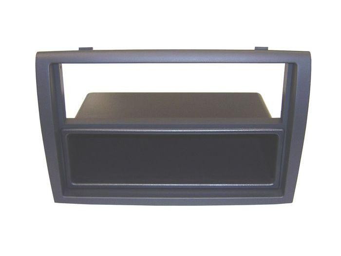 Façade autoradio 1DIN Citroën Jumper avec vide-poche après 2006 châssis noir ABS