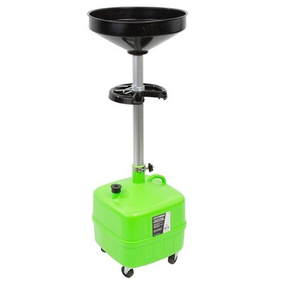 OEMTOOLS 87032 9 Gallon Adjustable Oil Drain with 17 Inch Funnel and Casters