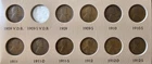 1909-2025 PDS Lincoln Cent PENNY Near COMPLETE Set 299 Coins KEYS PROOFS DANSCO