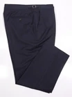 Suitsupply La Spalla Navy Blue Flat Front Wool Dress Pants 36x28