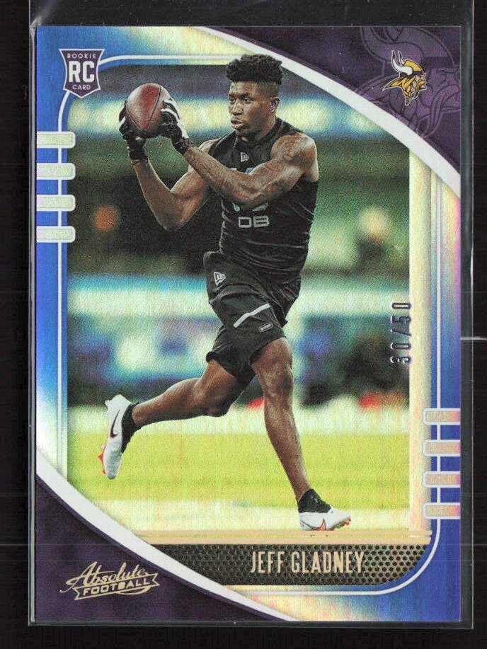 Jeff Gladney Panini Absolute #154 Spectrum Blue