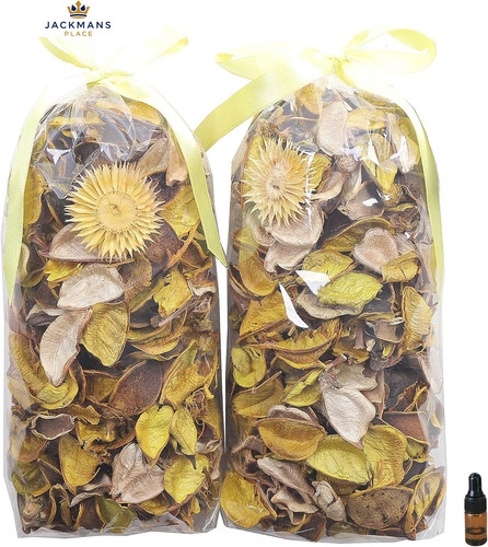 Qingbei Rina Yellow Pot pourri,Lemon Scented pourri Dried Flower,