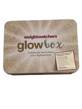 2016 Weight Watchers Glow Box 'Glowment' Sharing Kit In Metal Lunchbox SEALED