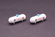 HO Scale 2x 500Gal Propane LP Gas Tank Residential Commercial Accessory Ready