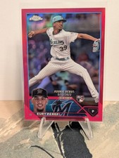 2023 Topps Chrome Update Series - Rookie Debut Eury Perez #USC175 Magenta...