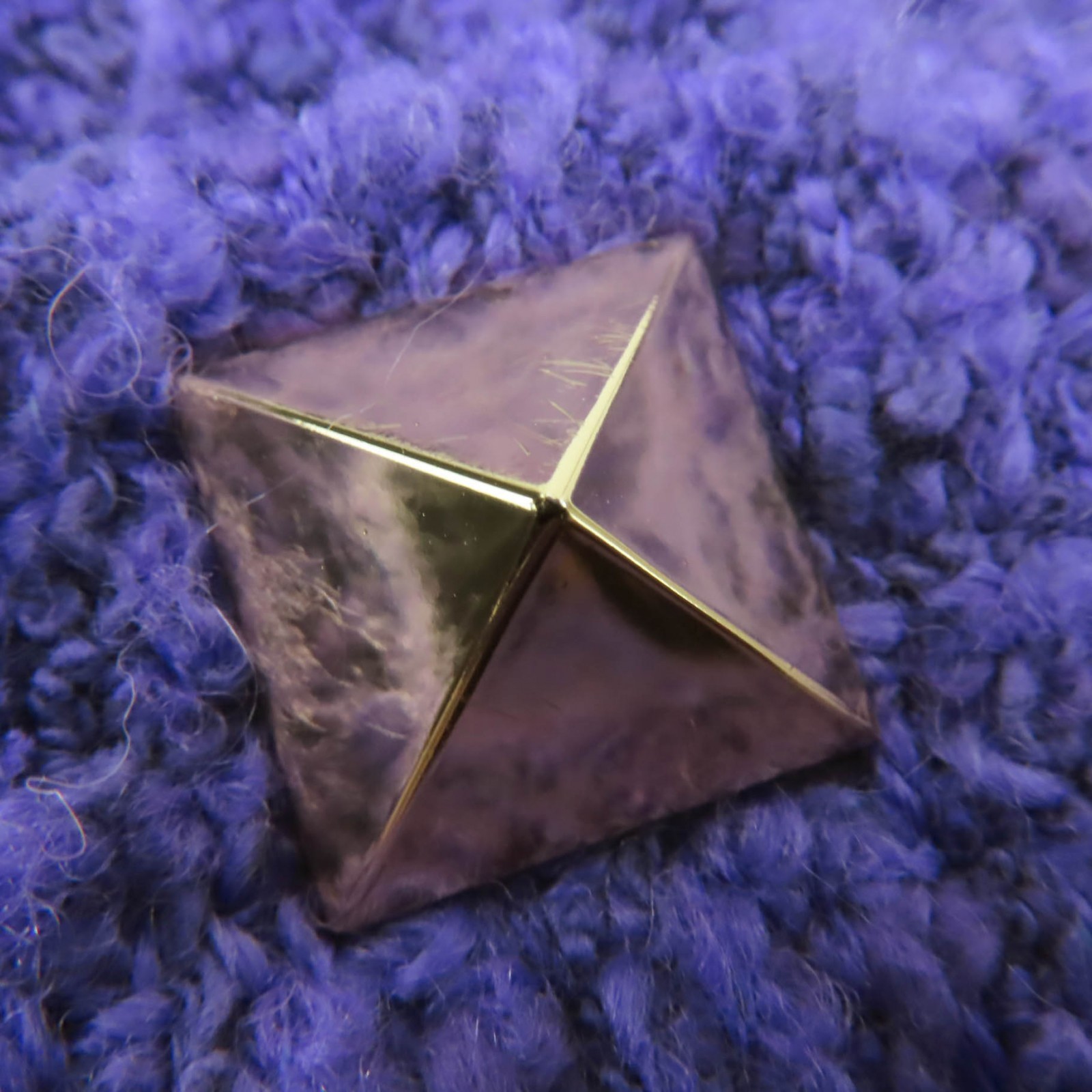 Excellent VALENTINO Jacket Roman stud tweed purple cotton Women 38 1B3CEV57B3 thumbnail 7