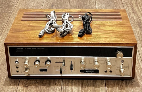 Vintage Sansui QR-4500 Quad 4 Channel Stereo Receiver Woodgrain Tested