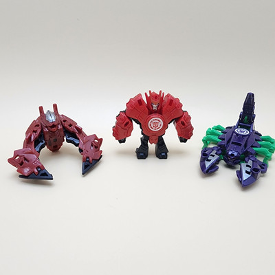 TRANSFORMERS RID (2015) Lot of 3 Mini-Cons - RATBAT SANDSTING SLIPSTREAM