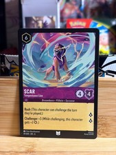 SCAR - TEMPESTUOUS LION 47/204 Azurite Sea UC Lorcana TCG NM