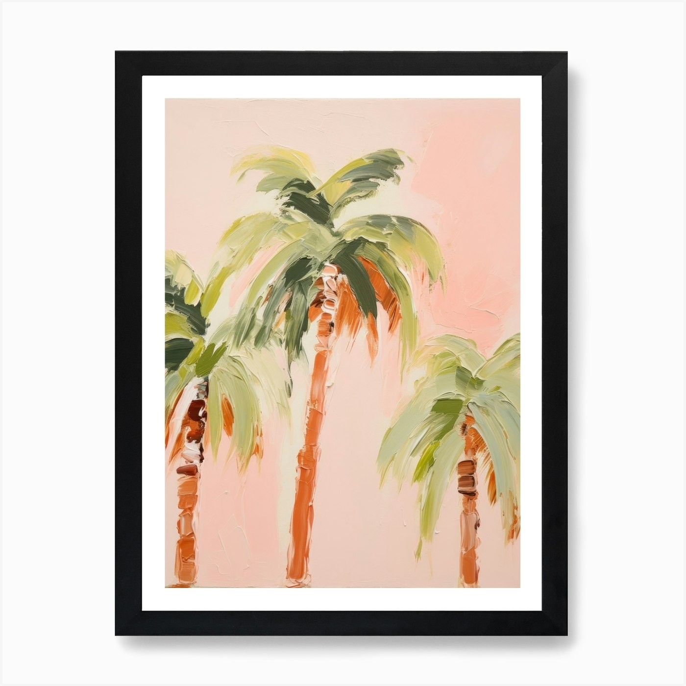 Palm Trees 6 Art Print Framed Wall Art Poster Canvas Print Picture