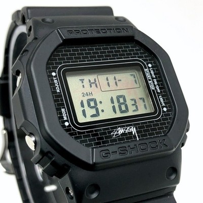 CASIO G-SHOCK DW-5600VT STUSSY Collaboration Digital Watch Black