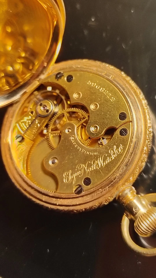 Reloj Bolsillo Elgin Modelo 7 Grado 291, 17j, 16s, 1920, Funcional Foto 4 de 4