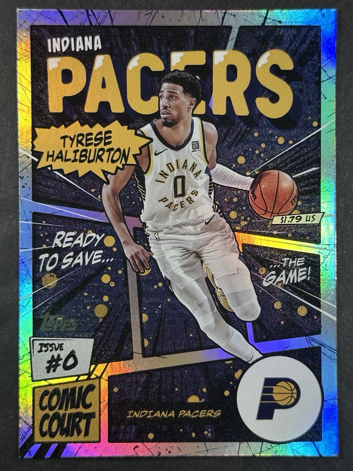 2025-26 Topps Flagship Tyrese Haliburton Comic Court SSP Case Hit 🔥🔥🔥