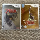 The Legend of Zelda: Skyward Sword And Twilight Princess  (Wii) Complete Bundle!