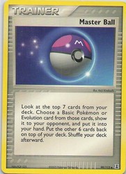 Master Ball 99/113 EX Delta Species Uncommon Trainer