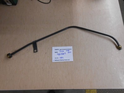 981387 OMC Evinrude Johnson BRP Marine NOS pipe, tube and bracket 0981387 FA1