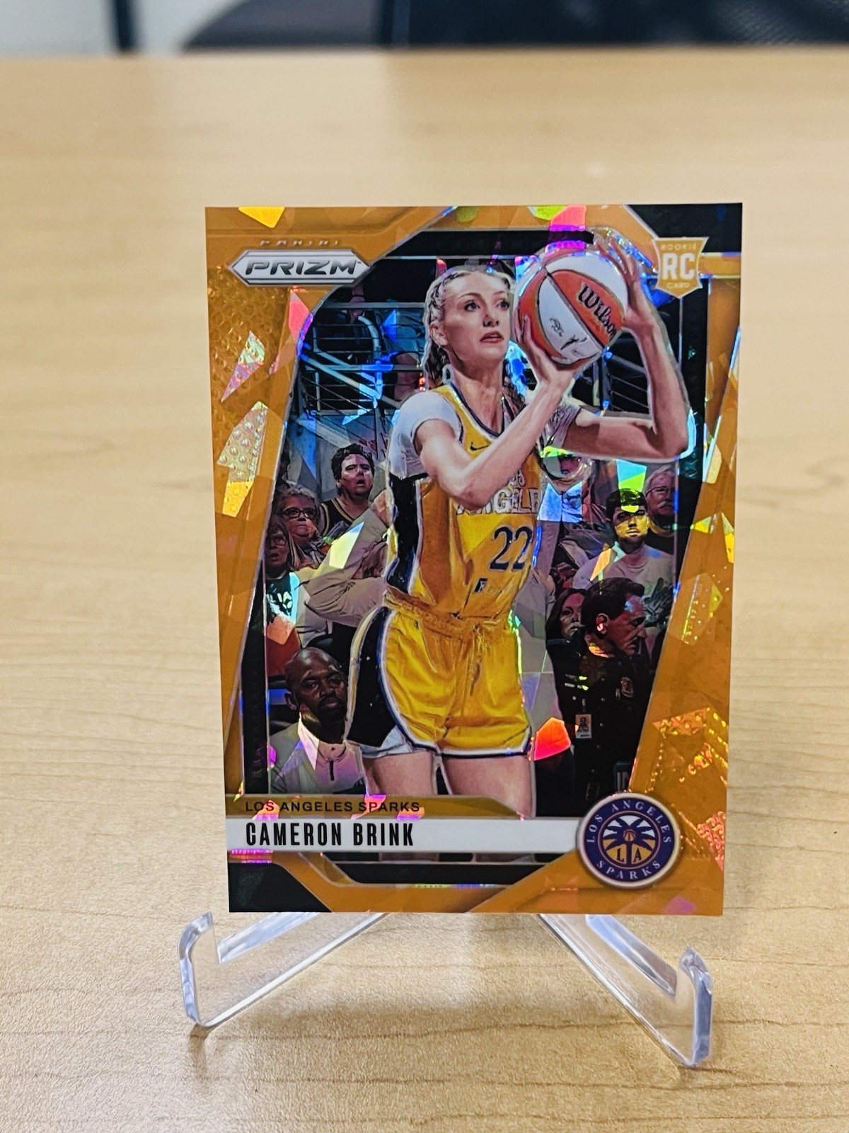 Panini 2024 Prizm WNBA Cameron Brink Los Angeles Sparks Orange Ice Prizm #127