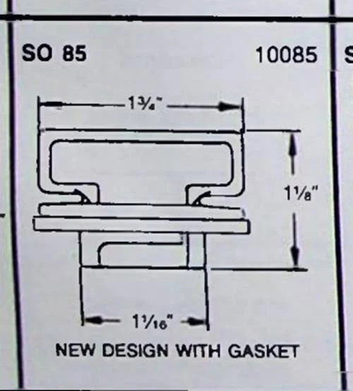 Stant SO-85 油填充盖 92-93 道奇 V6 83-92 Eagle 80-90 吉普 6 cyl 及更多 — 第 3/3 张图片