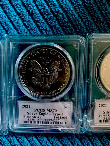 2021 $1 American Silver Eagle 1oz PCGS MS70 FS 1 of 1000 Thomas Cleveland GEM ๐ - Picture 8 of 10