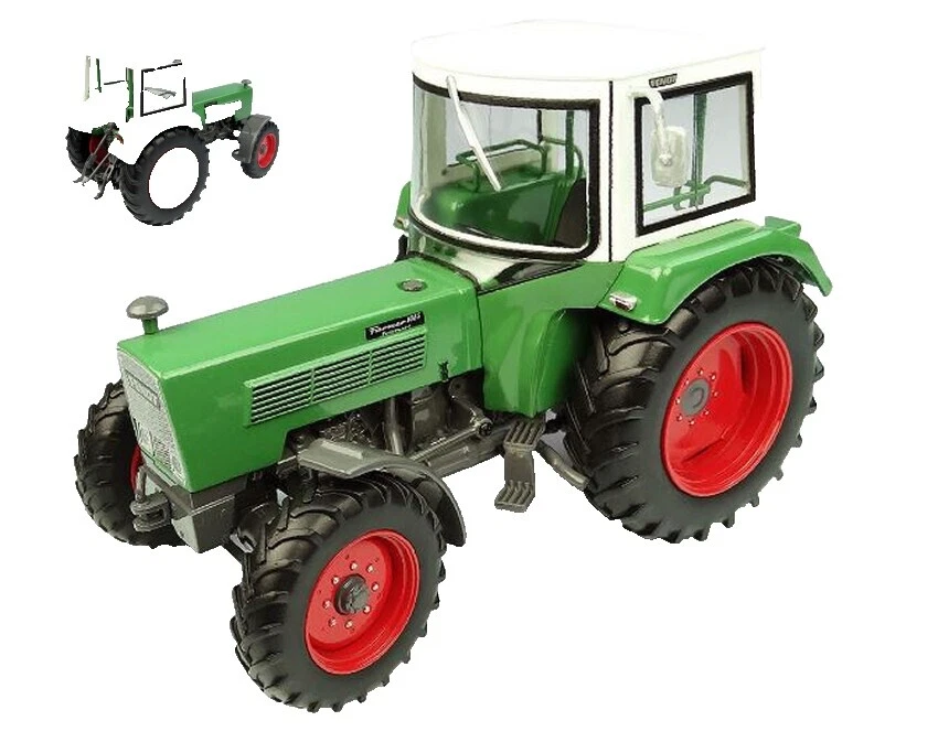 Tractor Blanco 1:32 vehículos de granja Diecast contemporáneos de fabricación