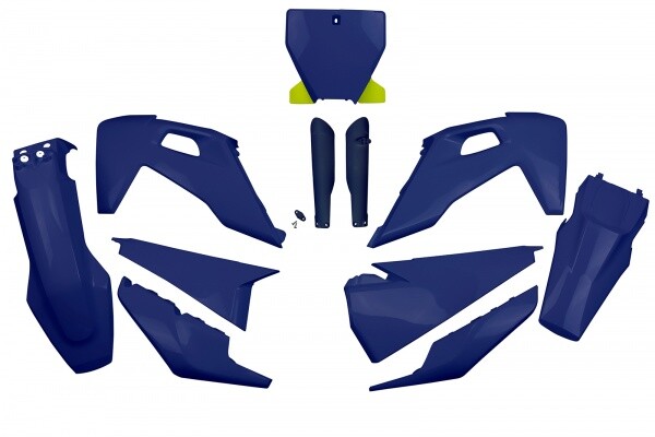 kit plastiche carene FULL Husqvarna TC FC  125 250 350 450 2019 - 2022 blu