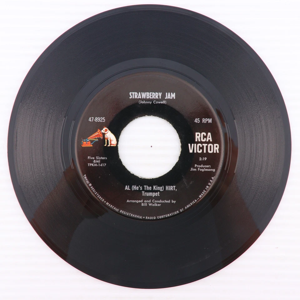 Al Hirt – Green Hornet Theme / Strawberry Jam - 1966 45 rpm 7" Record 47-8925 Foto 4 de 4