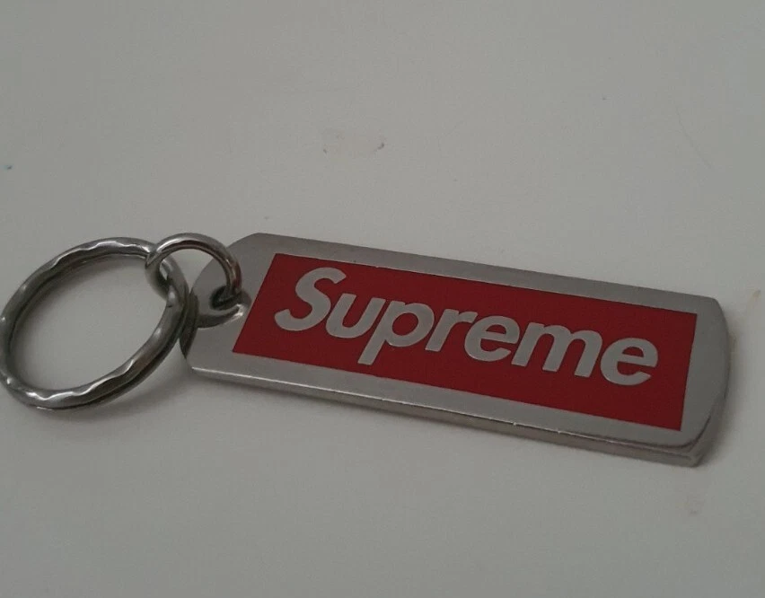 割引発見 supreme Keychain Tag Metal 14SS キーホルダー