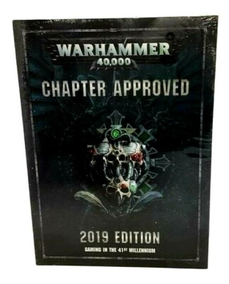 Chapter Approved 2019 Edition Gaming Warhammer 40,000 40K Paper Back SEALED NEW