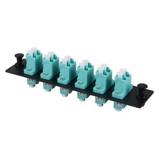 -1pcs 12 Fibers OM3 Multimode Patch Panel with 6 x LC UPC Duplex Fiber Optic ...