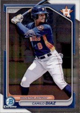CAMILO DIAZ - HOUSTON ASTROS 2024 BOWMAN DRAFT CHROME #BDC-176