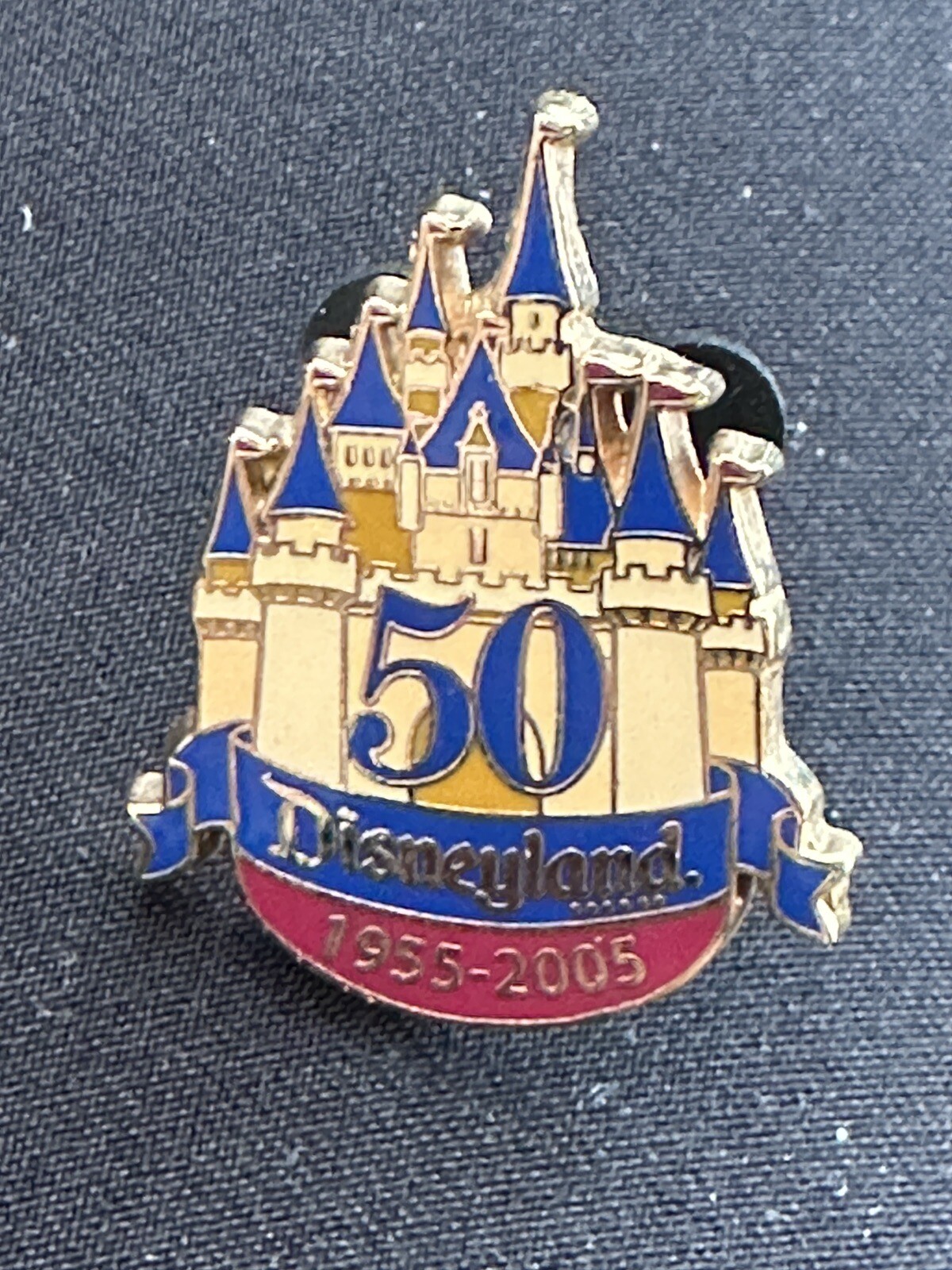 Disney Cast Exclusive Disneyland 50th Anniversary Sleeping Beauty Castle Pin