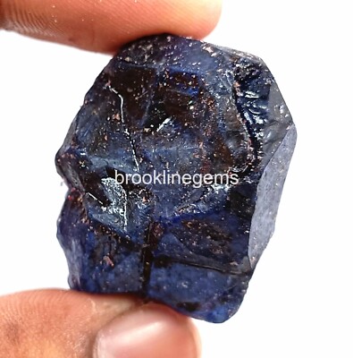 Natural Blue Sapphire 159 Ct EGL Certified Uncut Dyed Rough