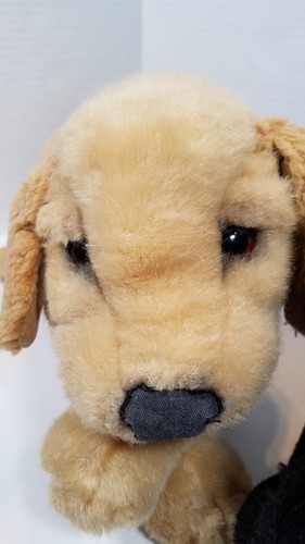 Folkmanis Labradores Negros y Amarillos Laboratorio Cachorro Perros Marioneta de Mano Peluche Realista - Imagen 6 de 15