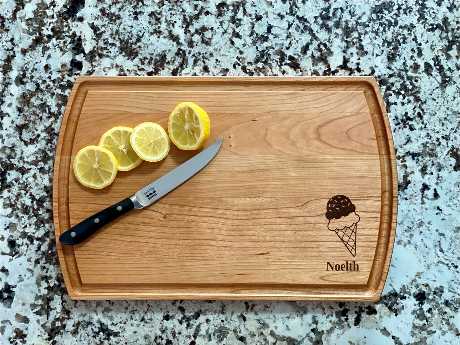 Ice Cream Cutting Board | Icecream Dessert Charcuterie Board | Custom Serving