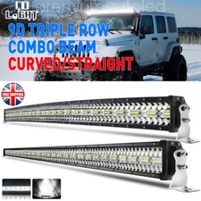 Tri-row Led Work Light Bar 22324252 Offroad 4x4 Car Driving Suv Atv Truck