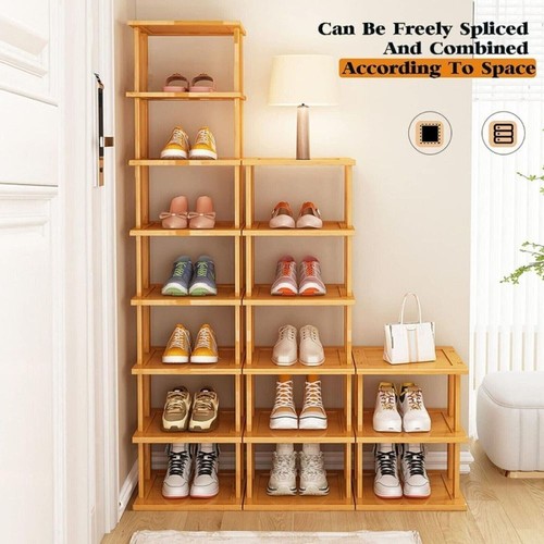 Vertical 68 Tier Shoe Rack Tall Narrow Shelf Storage Organizer Slim