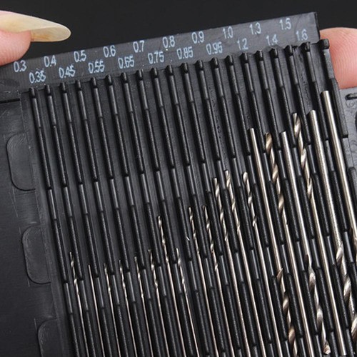 20 Pcs Mini Drill Bit Set HSS Micro Twist Drill Bit Set 0.3mm-1.6mm✨a F8W7 N2F8 - Picture 4 of 9