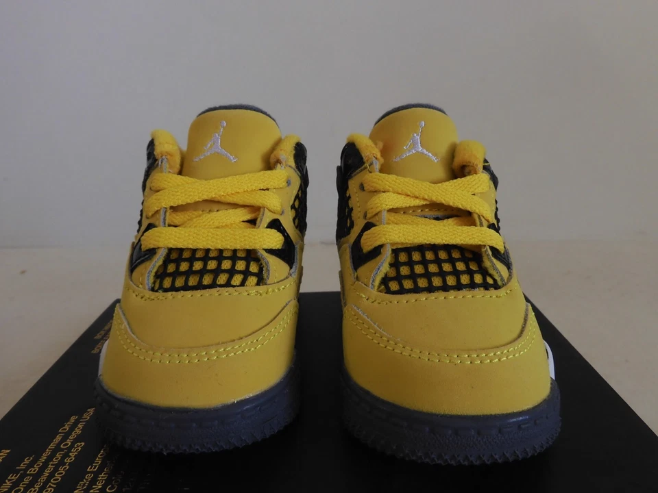 Nike Air Jordan 4 Retro (Td) Lightning 2021 Tour Amarillo Talla 3c [BQ7670-700] Foto 3 de 4